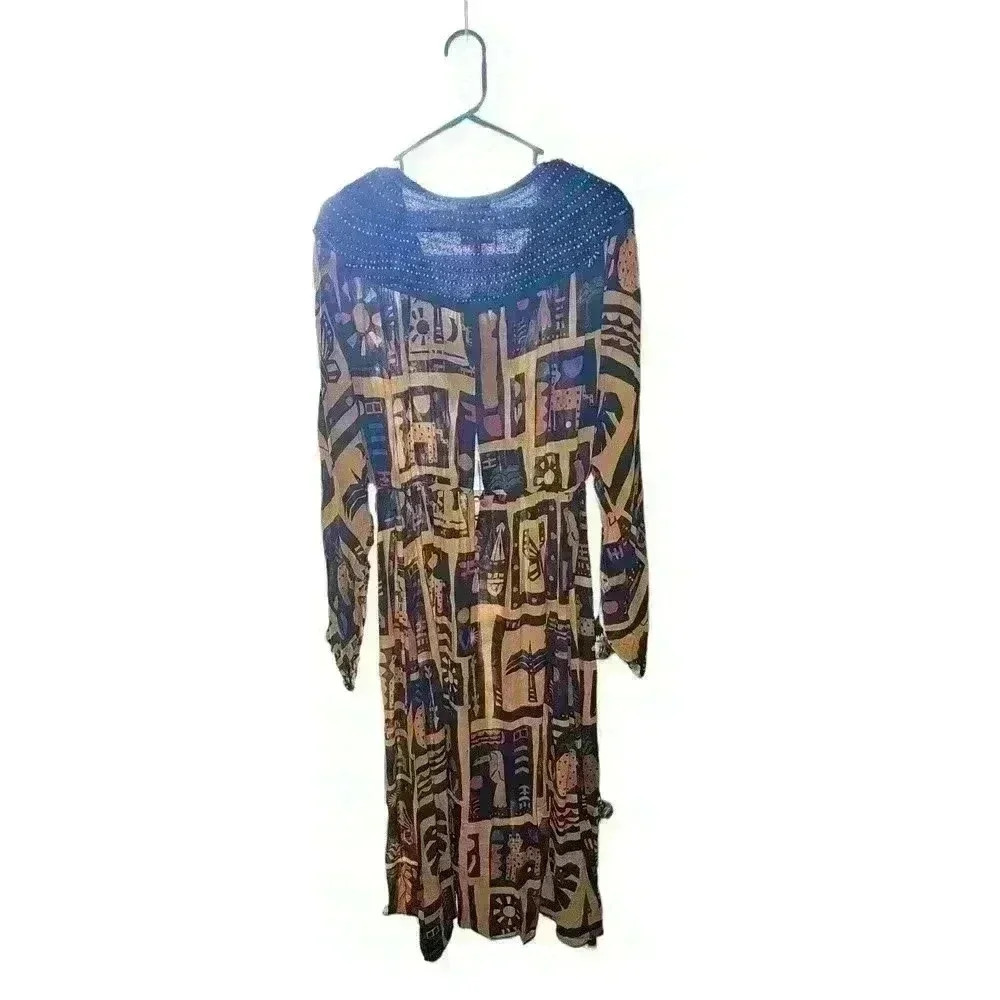 TROPICAL ICONS MIDI DRESS - Picture 5 of 5